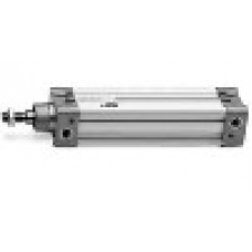 Camozzi  Guided cylinders Series QX twin rod Dimensions for Series QX with single flange QXT2A025A010